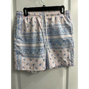 Shein Mens 5.5" Swimming Trunks with No Lining Size M